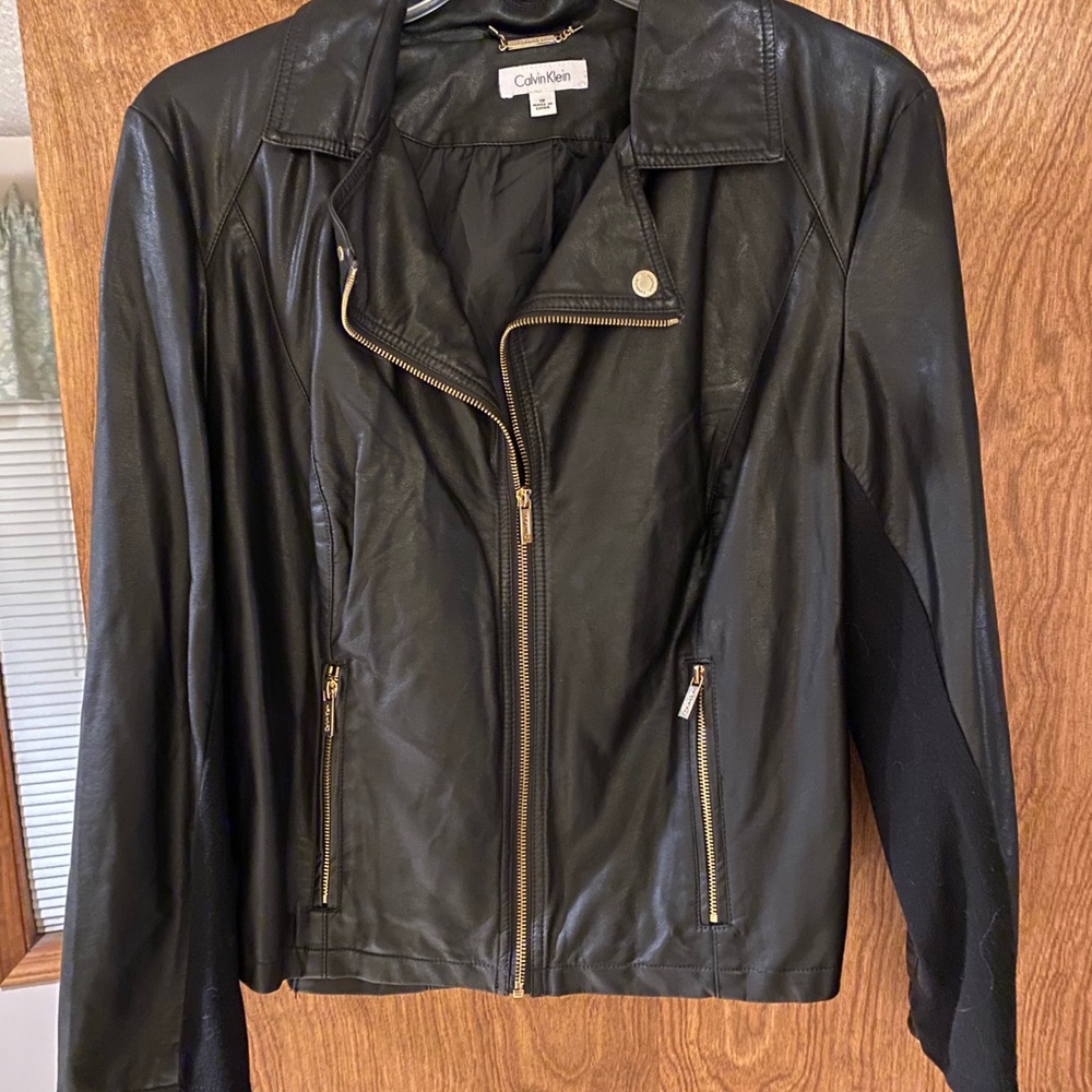 Calvin Klein Vegan Leather Jacket